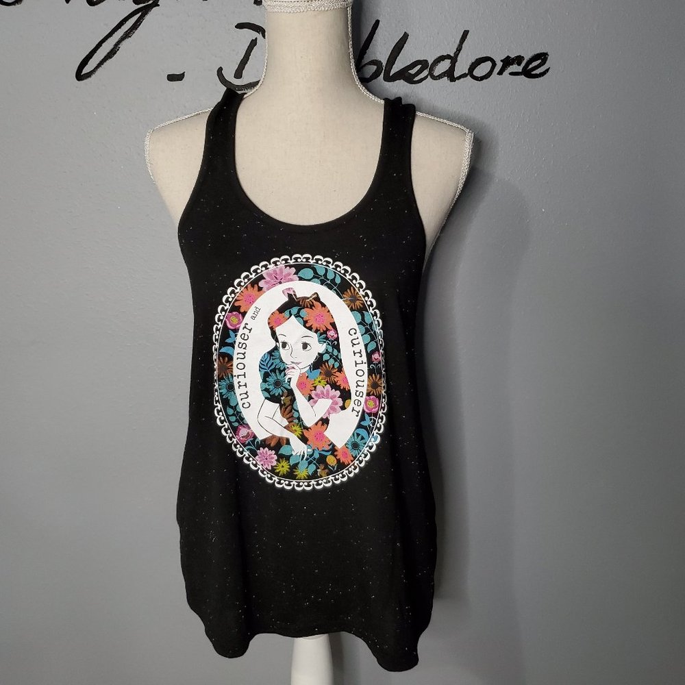 DISNEY ALICE IN WONDERLAND BRAIDED TANK TOP, Small